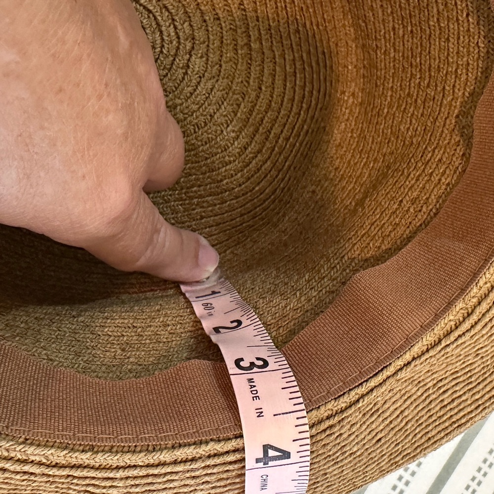 Karen Keith Two-Tone Tan/Brown & Black Women's Hat‎ with Bow - Picture 7 of 8